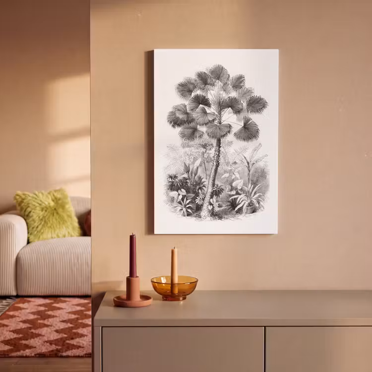 Canvas schilderij - Design - Zwart wit - Natuur — 2