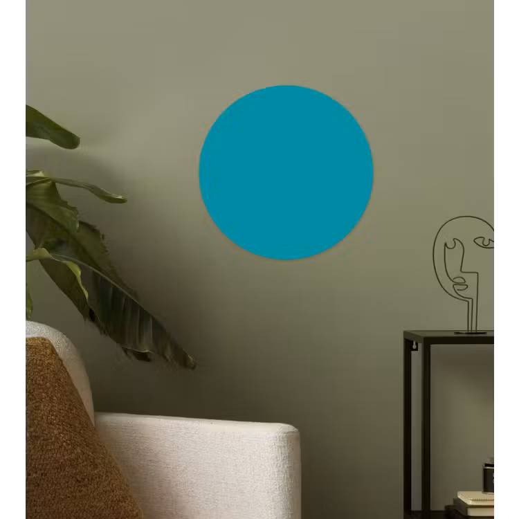 Behangcirkel - Blauw - Effen kleur — 3