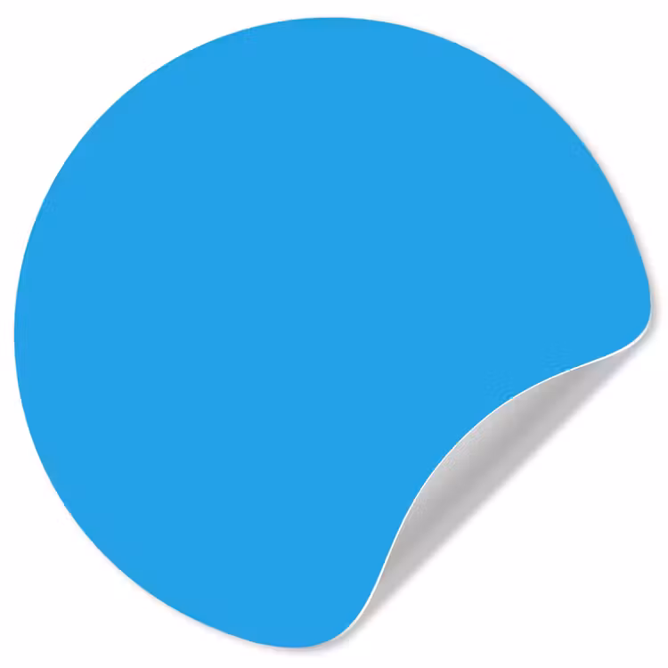 Behangcirkel - Blauw - Licht - Kleuren — 1