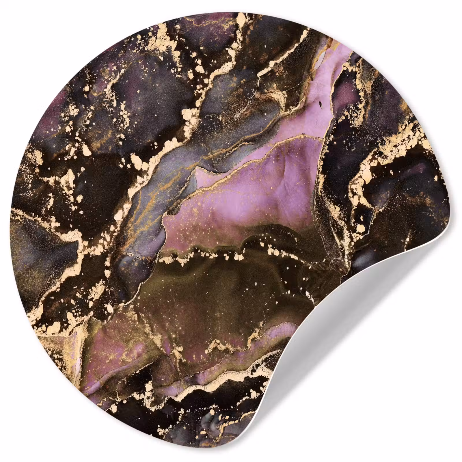 Behangcirkel - Marmer - Gold - Steen - Abstract — 1