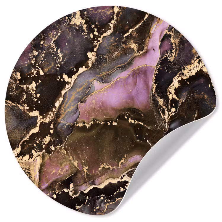Behangcirkel - Marmer - Gold - Steen - Abstract — 1