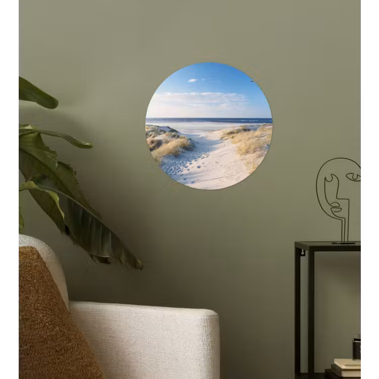 Behangcirkel - Duin - Meeuw - Strand - Zee - Zon — 3