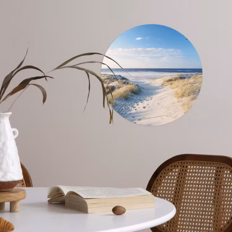 Behangcirkel - Duin - Meeuw - Strand - Zee - Zon — 4