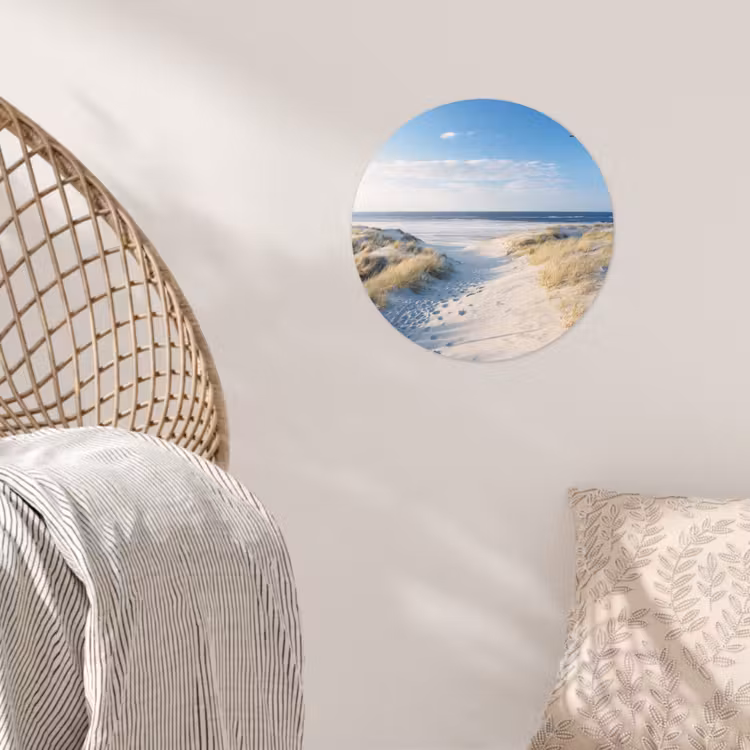 Behangcirkel - Duin - Meeuw - Strand - Zee - Zon — 5