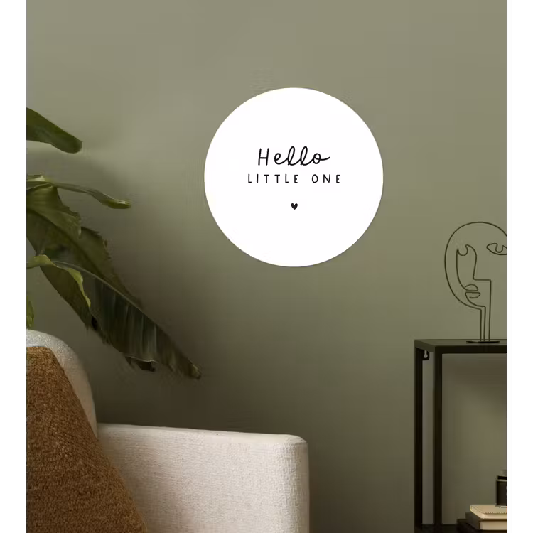 Behangcirkel - Quotes - Hello little one - Baby - Spreuken - Kinderen — 3