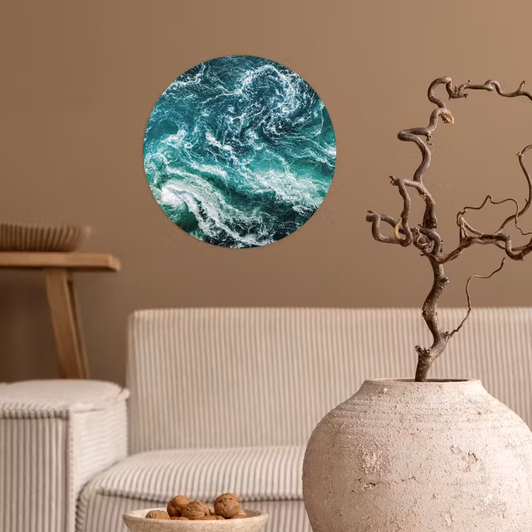 Behangcirkel - Oceaan - Water - Zee - Luxe - Groen - Turquoise — 2