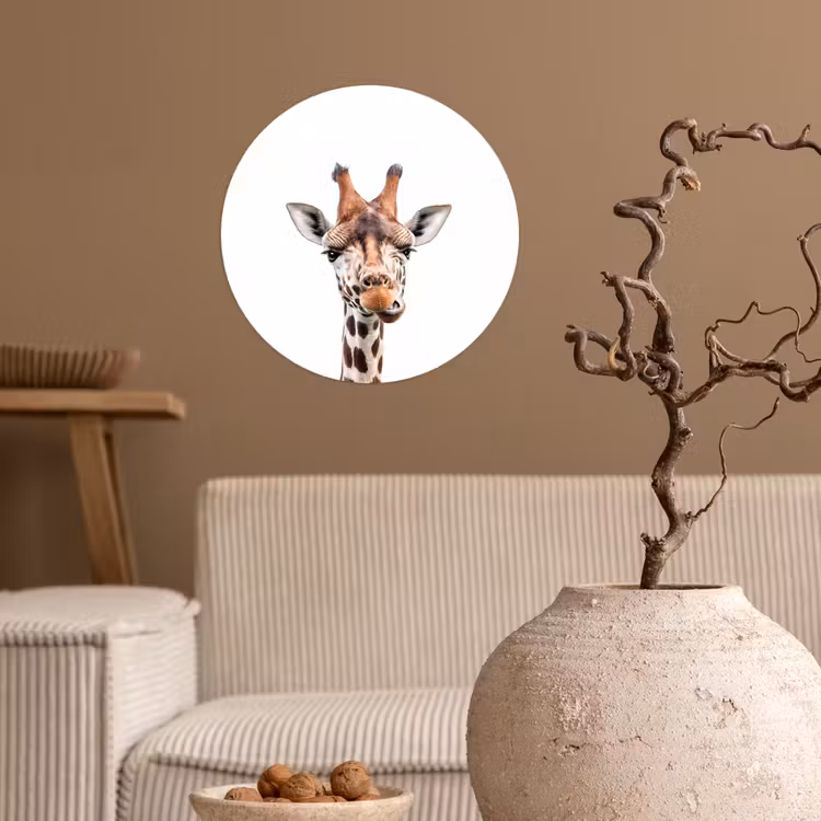 Behangcirkel - Wilde dieren - Giraffe - Kinderen - Jongen - Dieren — 2