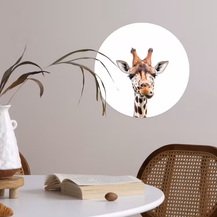 Behangcirkel - Wilde dieren - Giraffe - Kinderen - Jongen - Dieren — 4