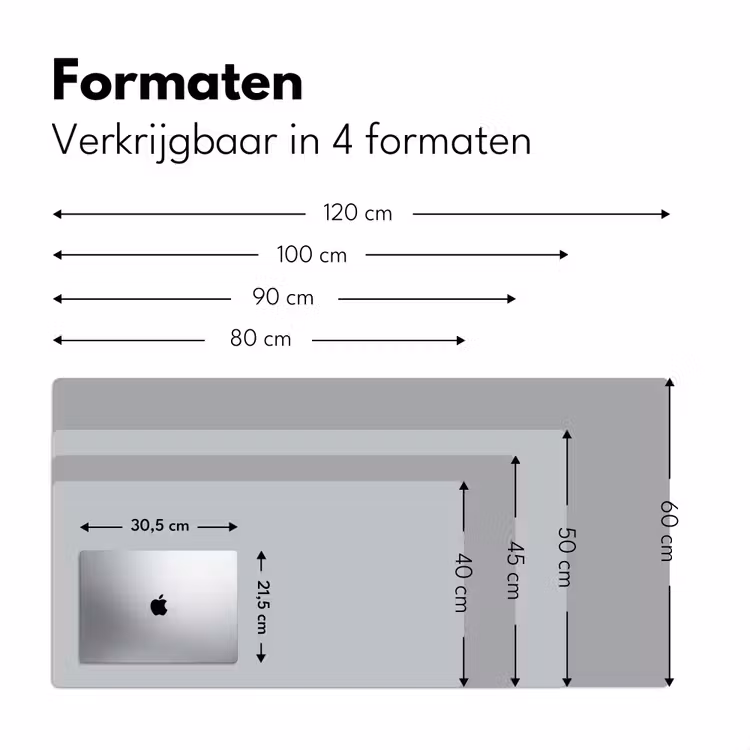 Bureau onderlegger - Interieur - Grijs - Licht — 7