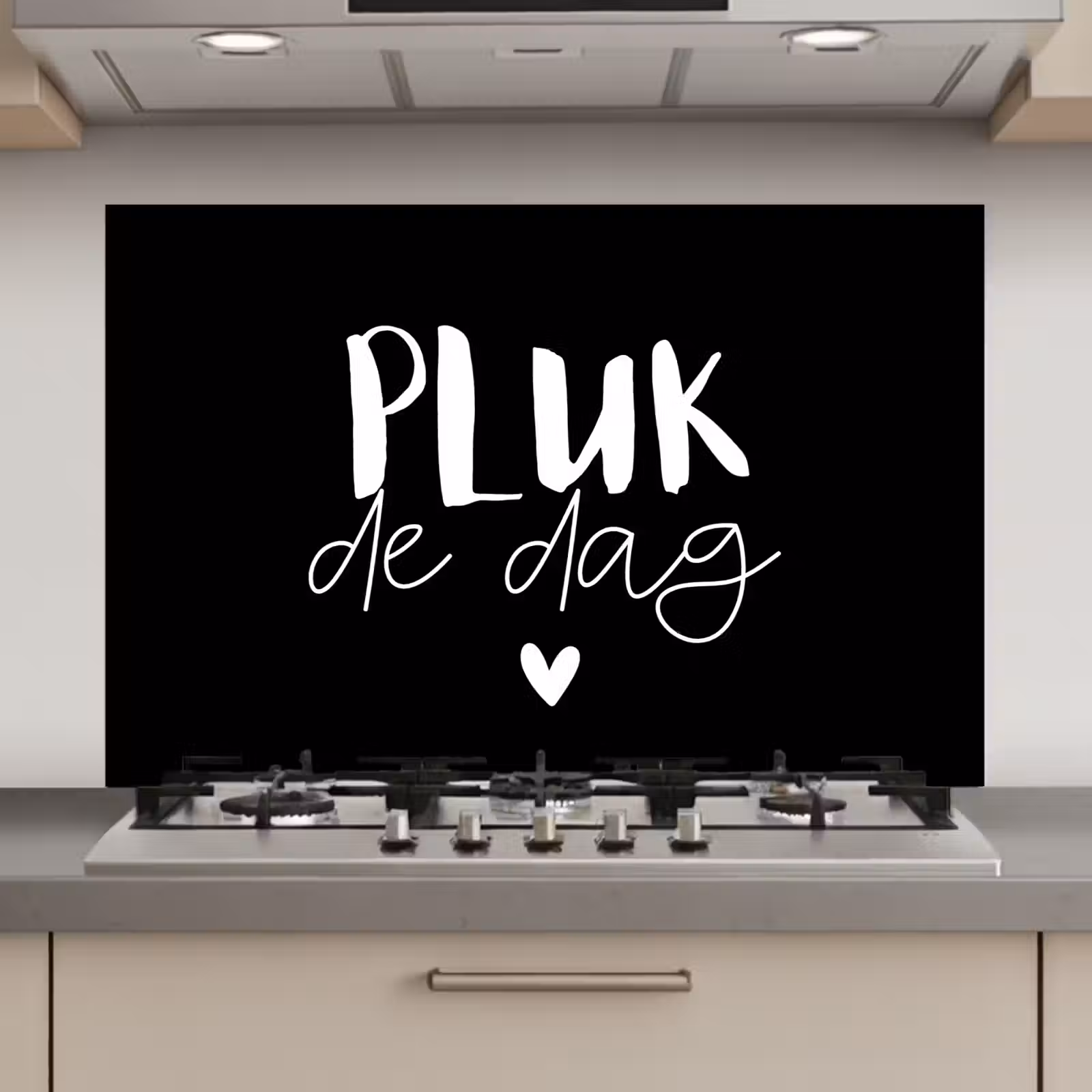 Spatscherm keuken - Quotes - Pluk de dag - Spreuken - Carpe diem - Geluk — 1
