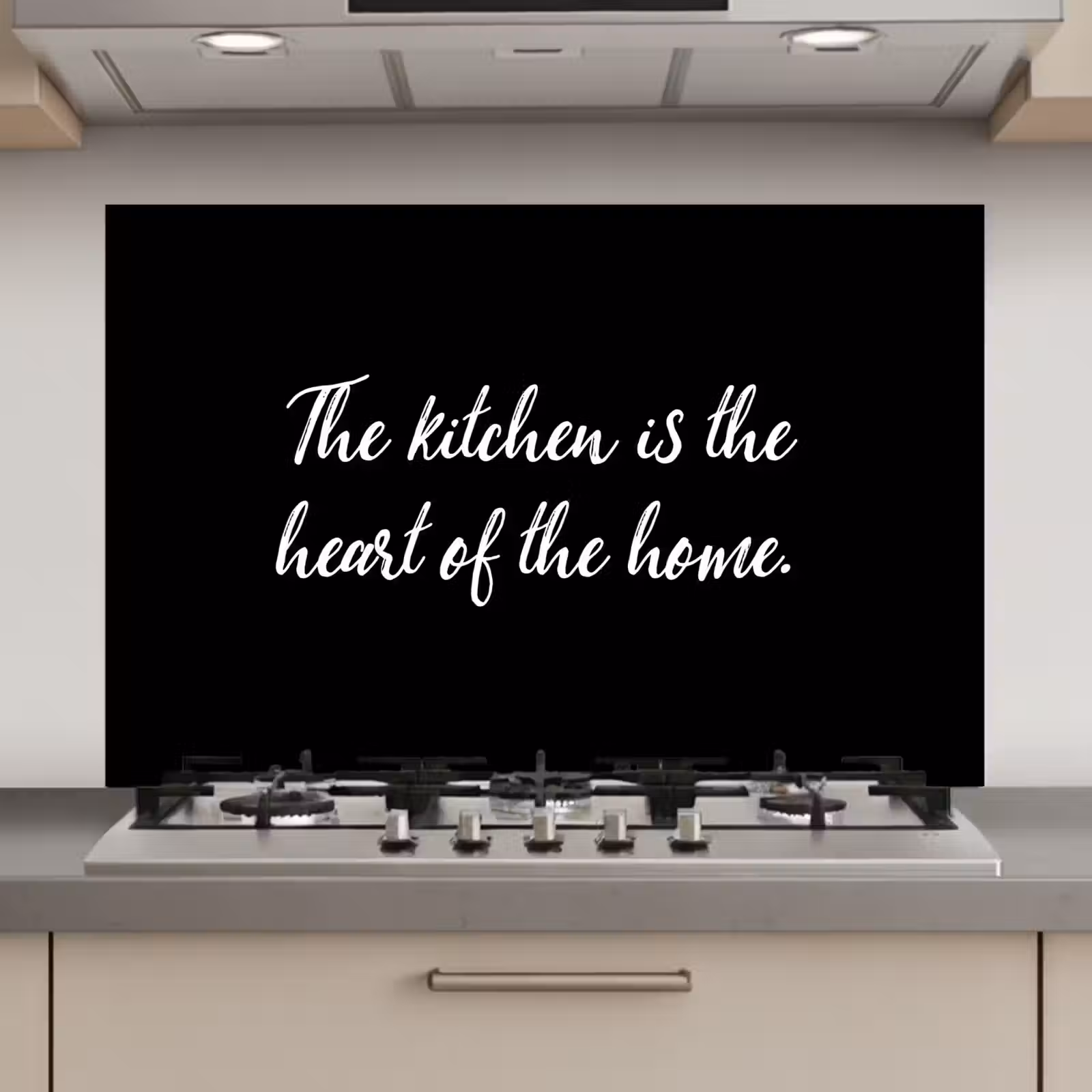 Spatscherm keuken - Spreuken - Koken - Thuis - The kitchen is the heart of the home - Quotes — 1
