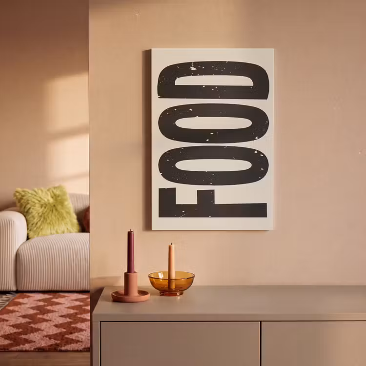 Canvas schilderij - Japandi - Eten - Vintage - Decoratie — 2