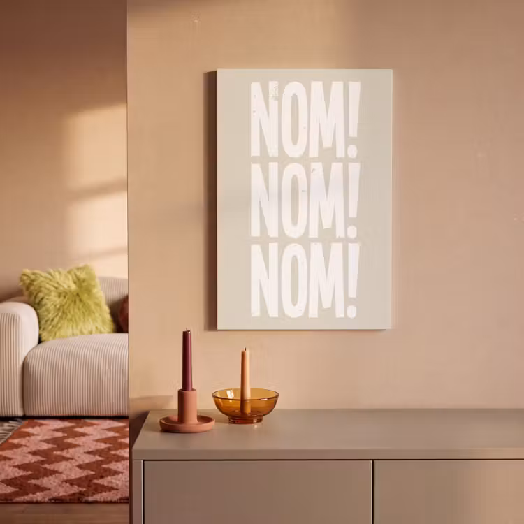 Canvas schilderij - Beige - Vintage - Japandi - Decoratie — 2