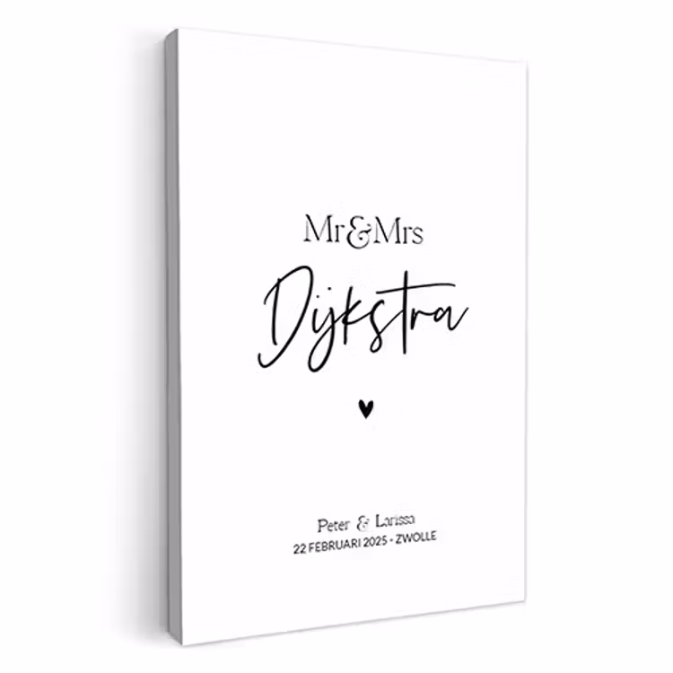 Canvas - Mr & Mrs — 1