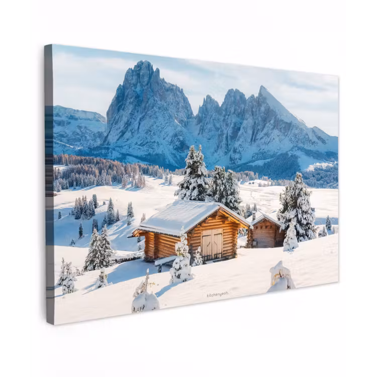 Canvas schilderij - Landschap - Winter - Sneeuw — 1