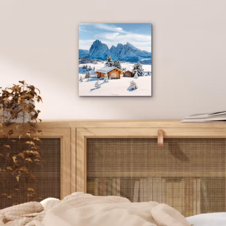 Aluminium schilderij - Landschap - Winter - Sneeuw — 4