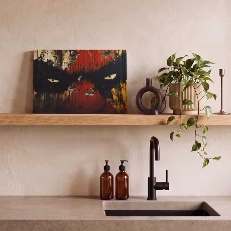 Canvas schilderij - Graffiti - Ogen - Abstract — 4