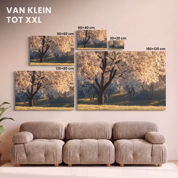 Canvas schilderij - Bomen - Bloesem - Lente — 8