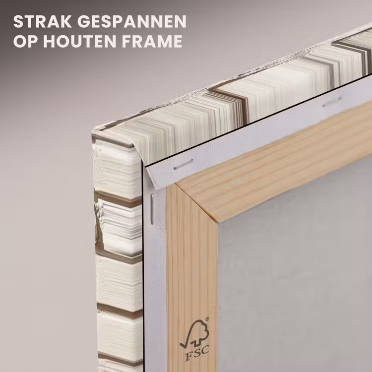 Canvas schilderij - Bakstenen - Muur - Licht - Wit — 7
