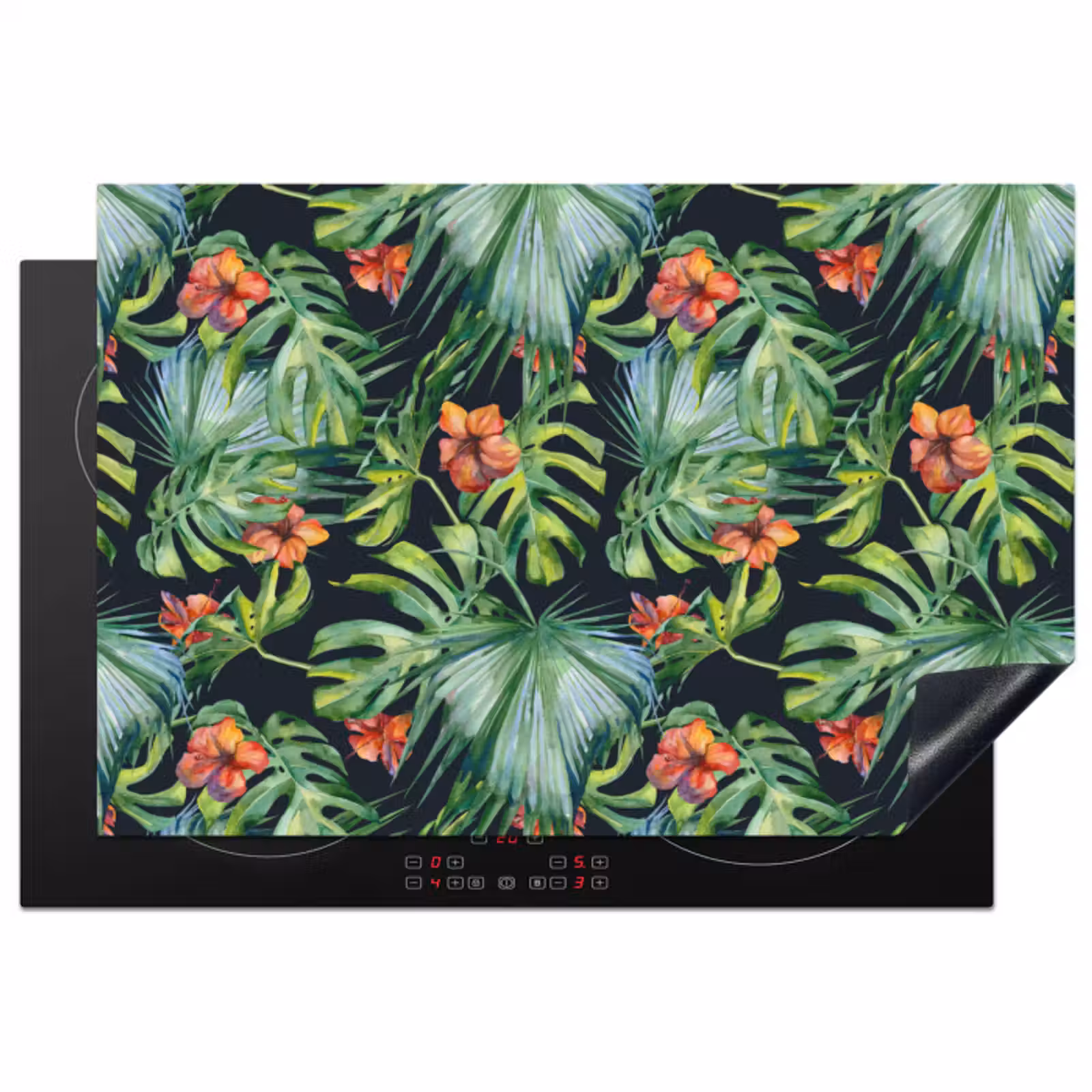 Inductie beschermer - Tropical - Bloemen - Bladeren - Jungle — 1
