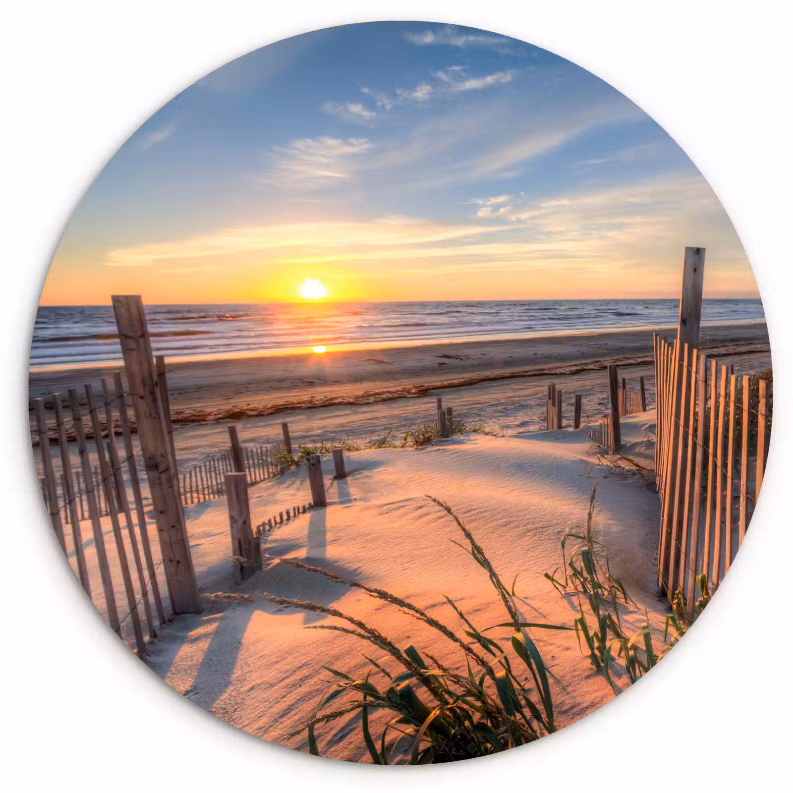 Muurcirkel - Strand - Zee - Duin - Zonsondergang - Landschap — 1