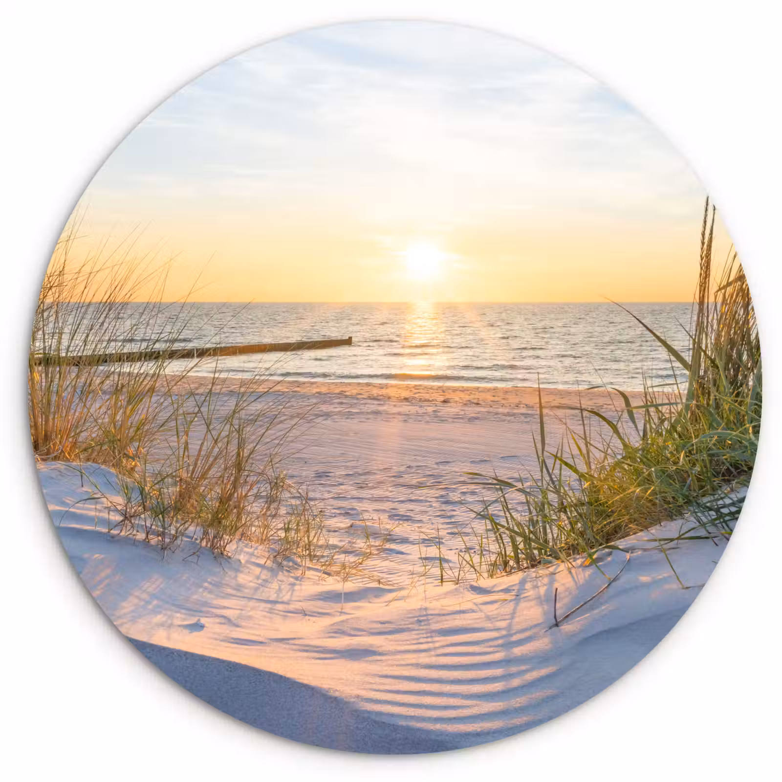 Muurcirkel - Strand - Zon - Duin - Gras - Zand - Horizon — 1