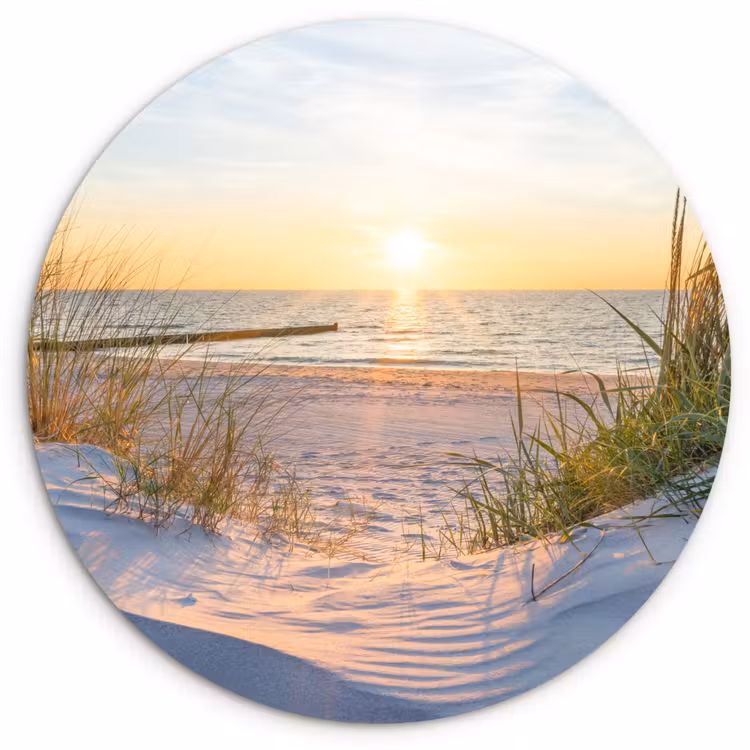 Muurcirkel - Strand - Zon - Duin - Gras - Zand - Horizon — 1