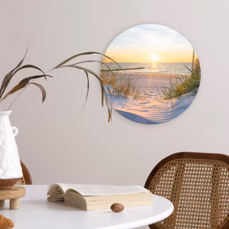 Muurcirkel - Strand - Zon - Duin - Gras - Zand - Horizon — 4