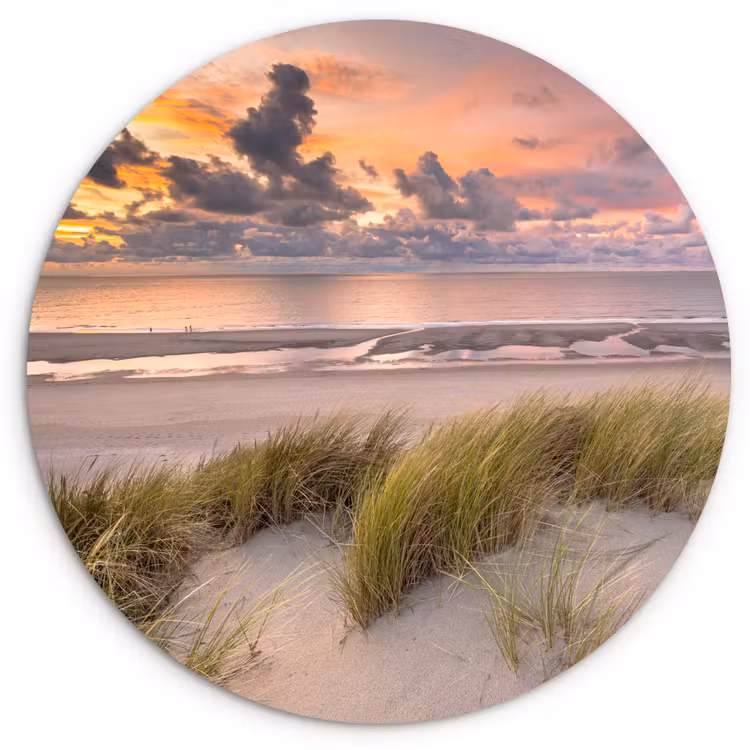 Muurcirkel - Zonsondergang - Duin - Strand - Planten - Zee — 1