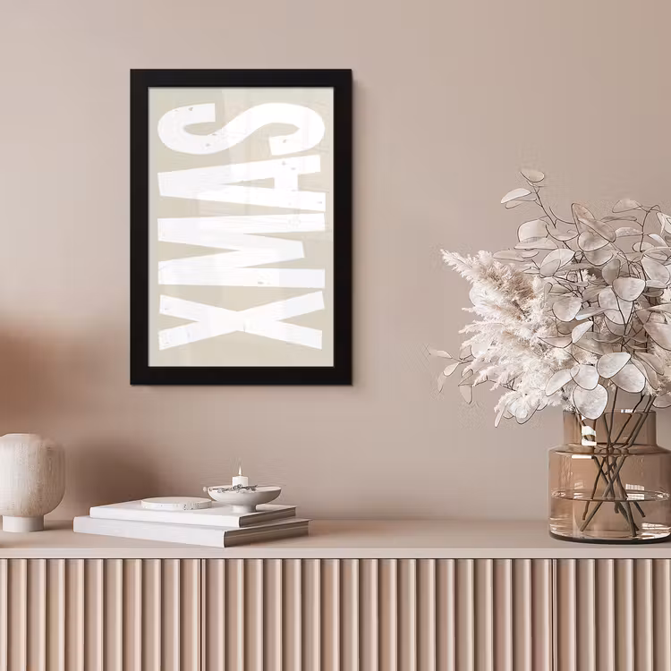 Poster met lijst - Xmas - Kerst - Japandi - Kerstversiering — 5