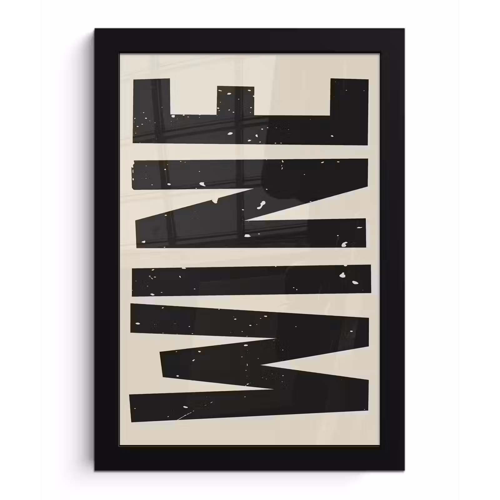 Poster met lijst - Zwart - Wijn - Decoratie - Vintage — 1