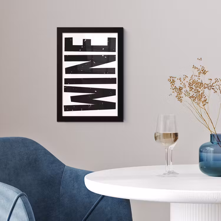 Poster met lijst - Vintage - Japandi - Wine - Decoratie — 4