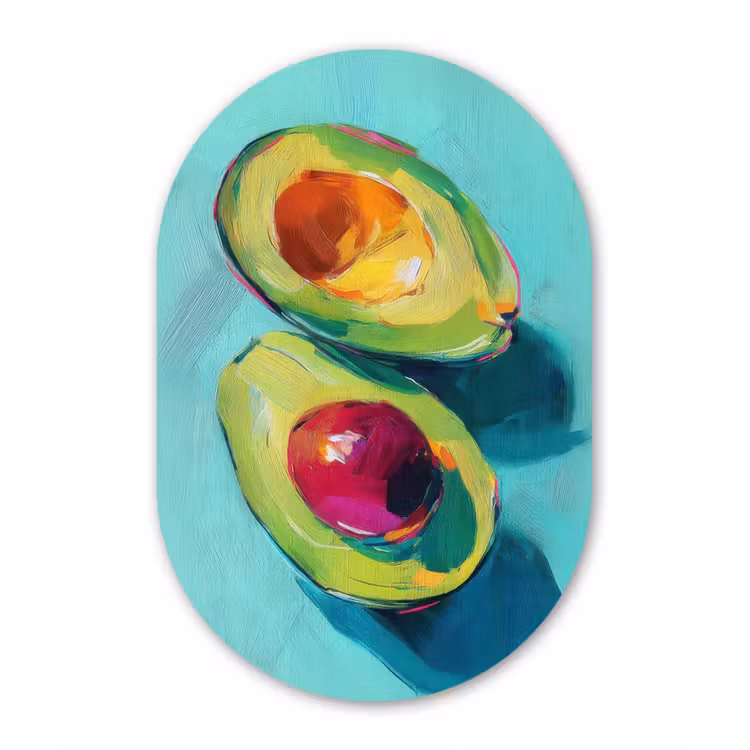Wandoval Glas – Avocado - Groen - Pit - Schaduw — 1