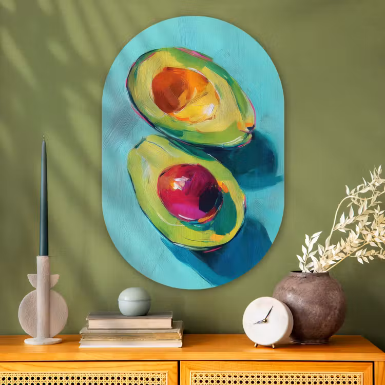 Wandoval Glas – Avocado - Groen - Pit - Schaduw — 2