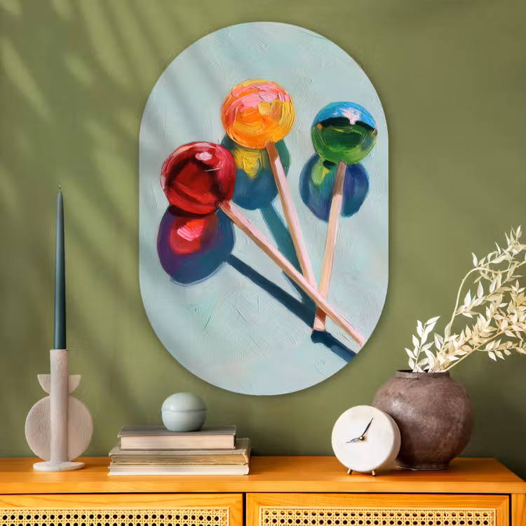 Wandoval Glas – Lollys - Schaduw - Drie - Blauw — 2