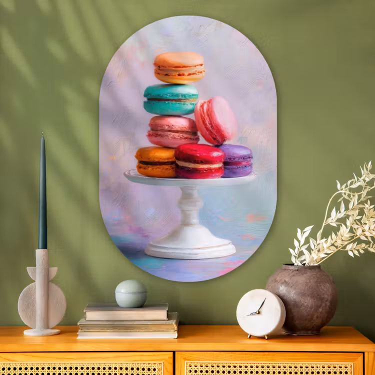 Wandoval Glas – Macarons - Schaal - Pastel - Kleurrijk — 2