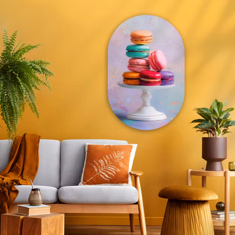 Wandoval Glas – Macarons - Schaal - Pastel - Kleurrijk — 3