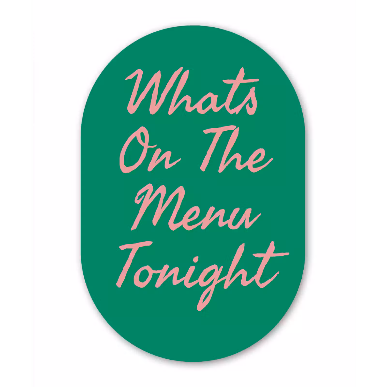 Wandoval Glas – Menu - Quote - Roze — 1
