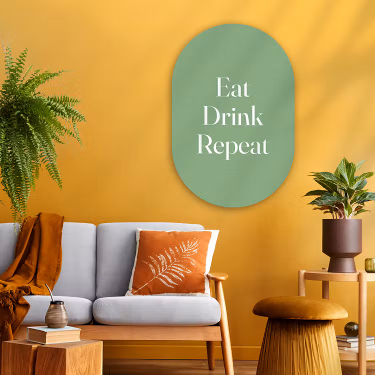 Wandoval Glas – Eten - Drinken - Tekst - Mintgroen — 3