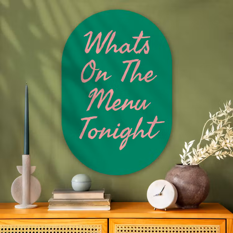 Wandoval Glas – Menu - Quote - Roze — 2