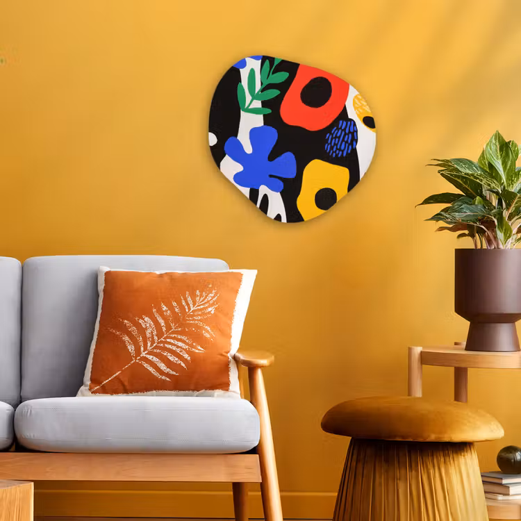 Organisch schilderij – Bloemen - Bladeren - Abstract - Zwart — 3