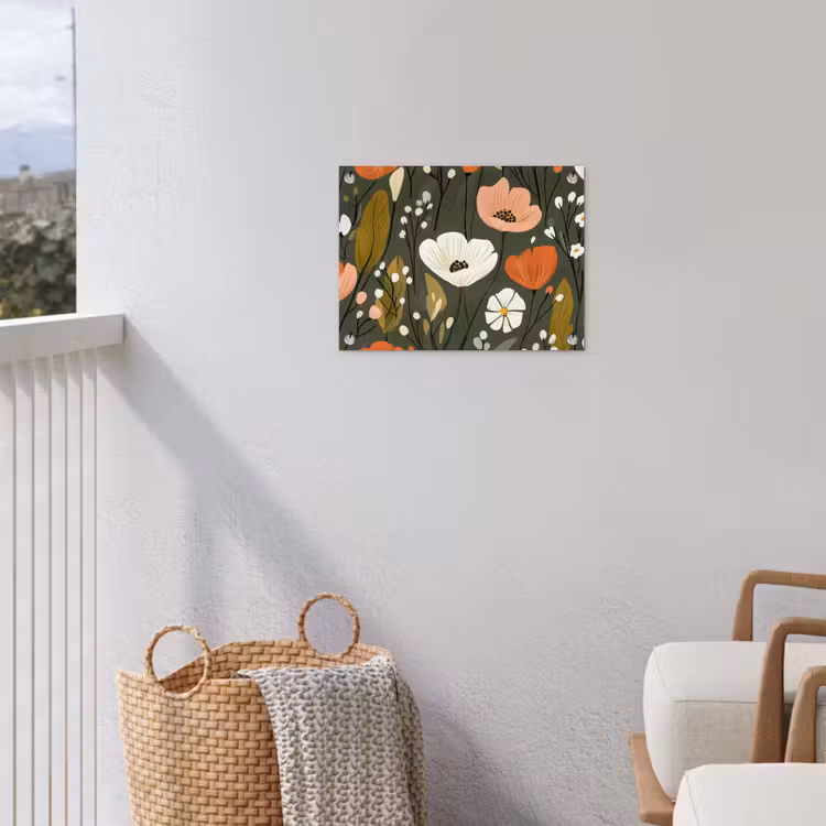 Tuinposter - Bloemen - Illustratie - Groen — 3