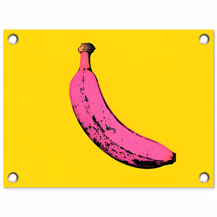 Tuinposter - Banaan - Grafisch - Geel — 1