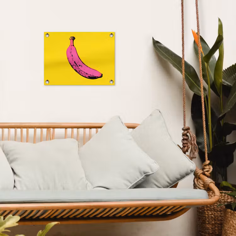 Tuinposter - Banaan - Grafisch - Geel — 5