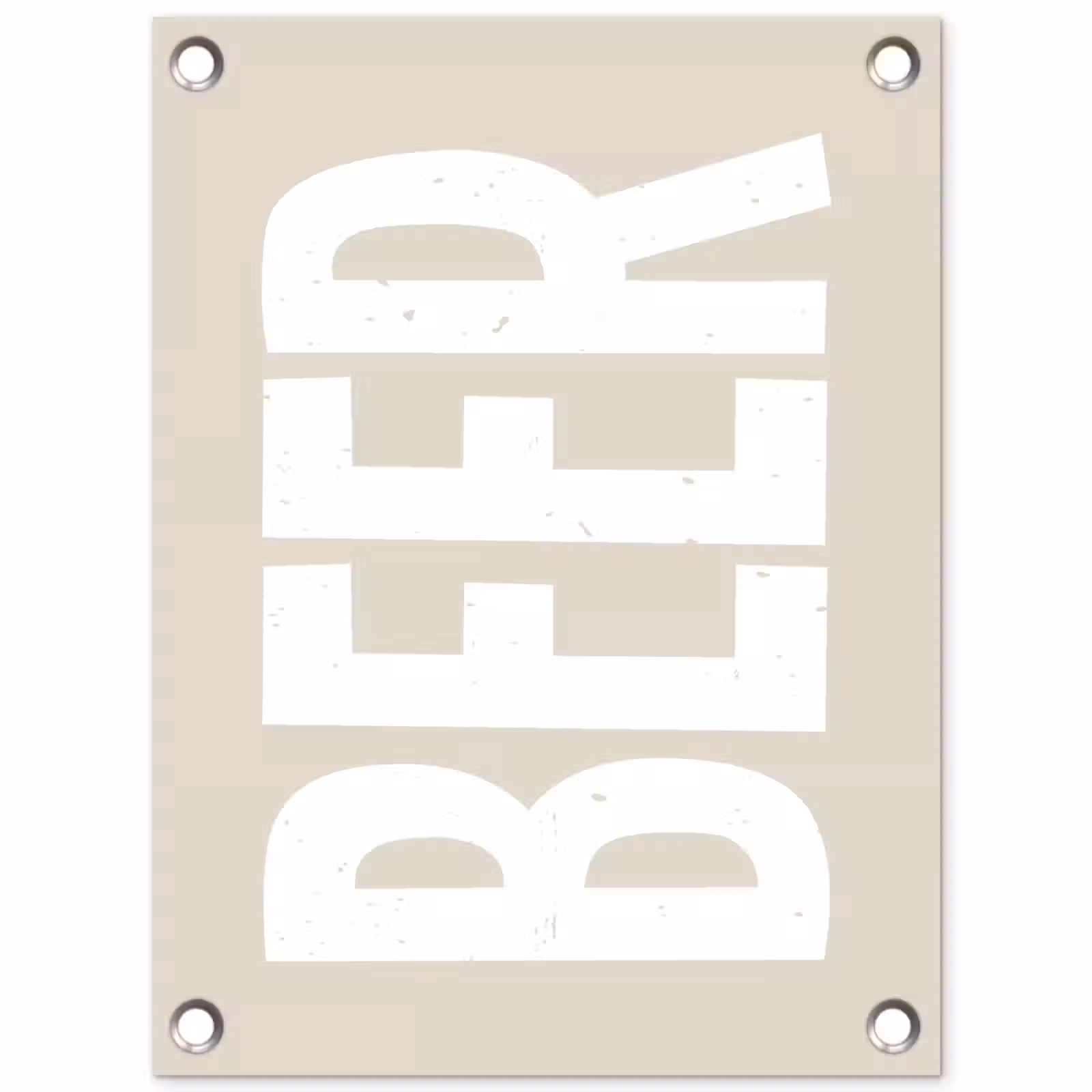 Tuinposter - Beer - Japandi - Beige - Decoratie — 1