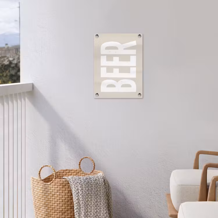 Tuinposter - Beer - Japandi - Beige - Decoratie — 3