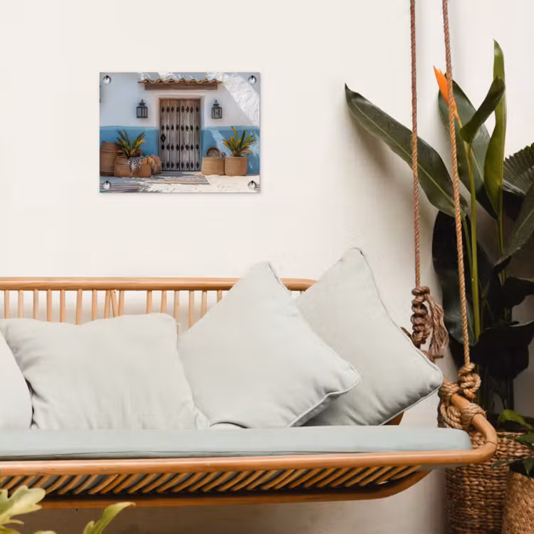 Tuinposter - Deur - Manden - Planten — 5