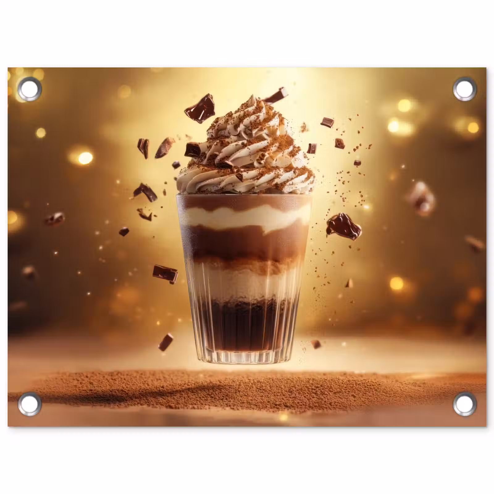 Tuinposter - Dessert - Chocolade - Zoet - Eten — 1
