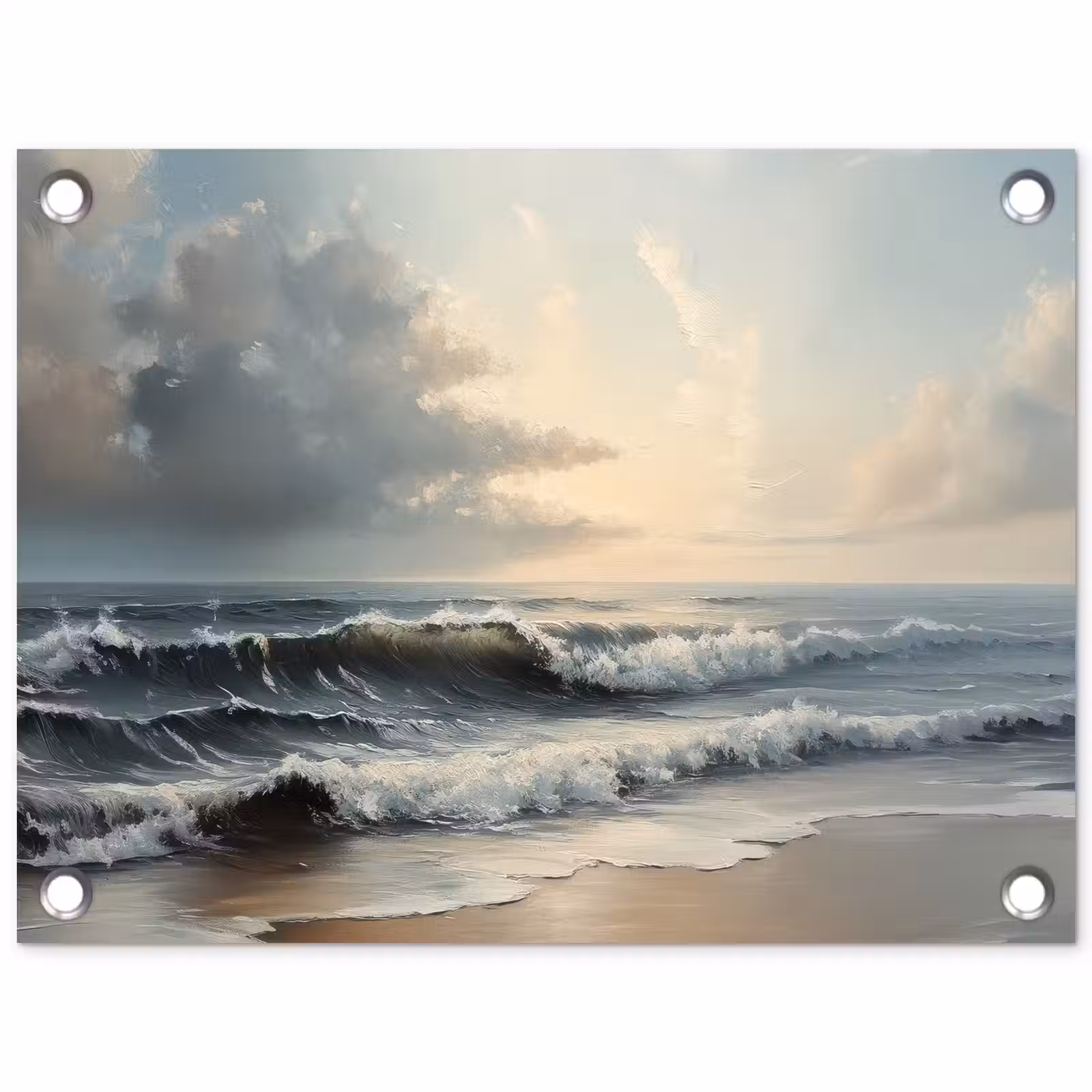 Tuinposter - Strand - Zee - Zonsondergang — 1