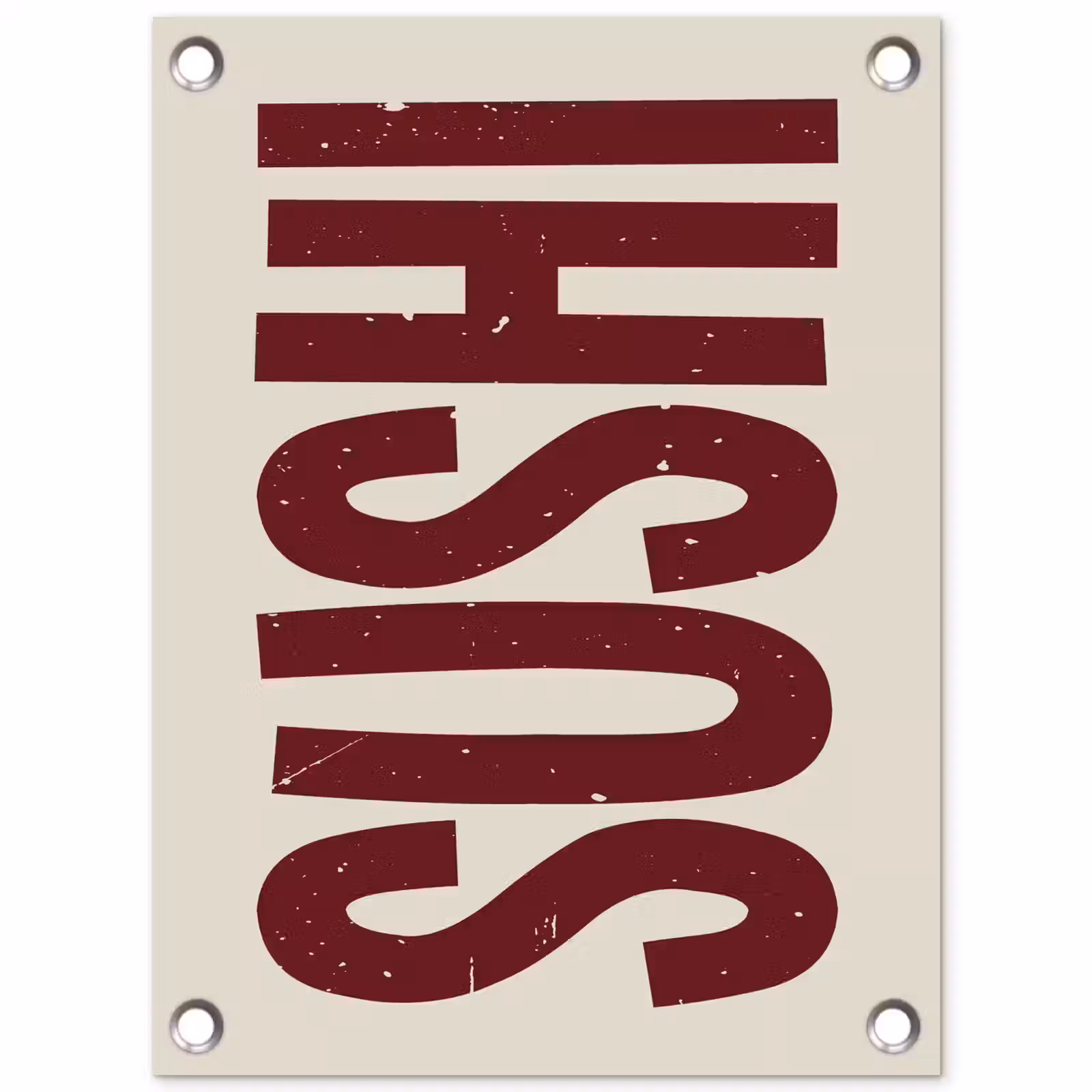 Tuinposter - Sushi - Rood - Japandi - Decoratie — 1